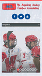 Mobile Screenshot of ahcahockey.com